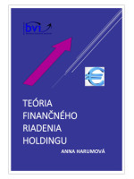 Teória finančného riadenia holdingu